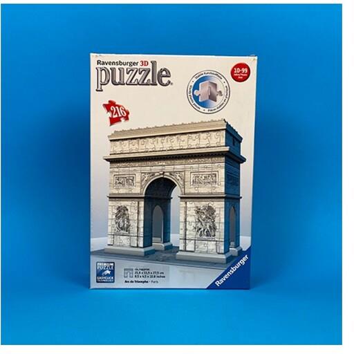 پازل 216 تکه 3 بعدی رونزبرگر طرح Arc de Triomphe (طاق پیروزی)12514 Ravensburger